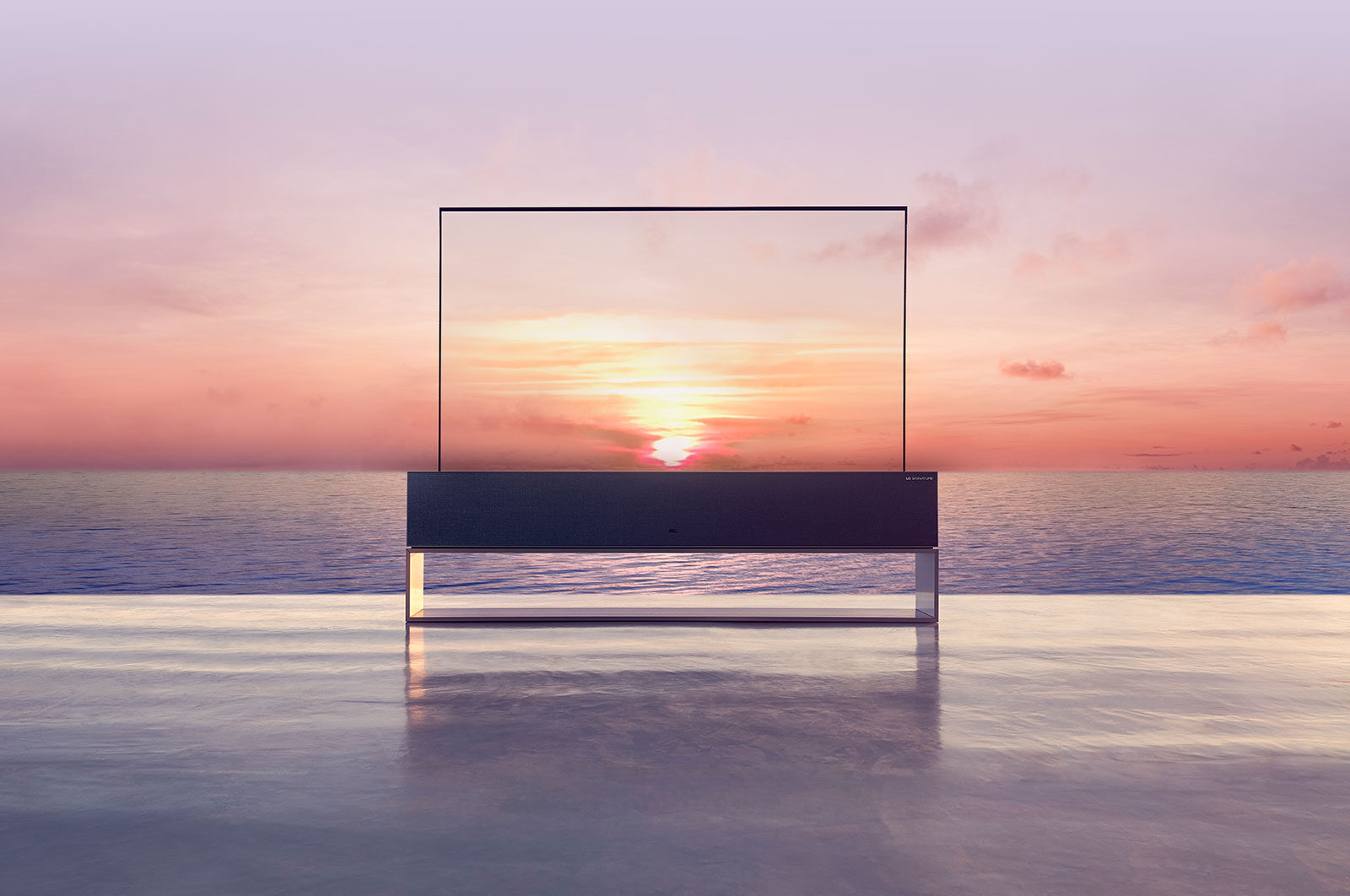 A TV OLED enrolável da LG chegará aos Estados Unidos com um preço de US $ 100.000